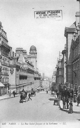 102B  La rue St Jacques et la Sorbonne