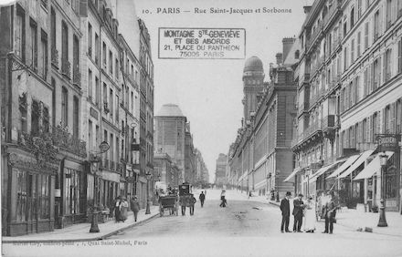104 Rue St Jacques et nouvelle Sorbonne