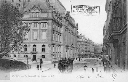 105 La nouvelle Sorbonne vue depuis la rue des Ecoles