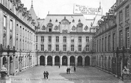 108B La sorbonne. Cour de l'Université
