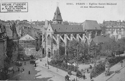 134 Eglise St Médard et rue Mouffetard