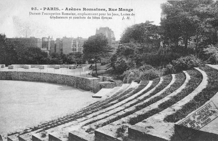 152  Rue Monge. Arènes romaines