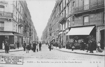 159 Bis  Rue Berthollet vue de la rue Claude Bernard