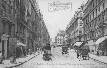 161 Rue Claude Bernard vue de la rue Bertholet