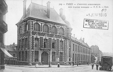 163 Rue Claude Bernard. L'institut Agronomique