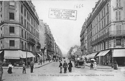 164 Rue Gay Lussac. Vue prise depuis le carrefour des Feuillantines