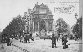 17 Place St Michel et sa fontaine