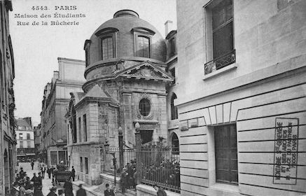 175  Maison des étudiants. Rue de la Bûcherie