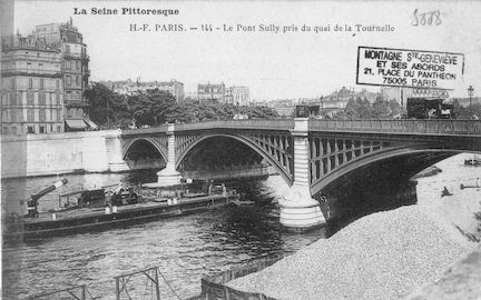 188 Le pont Sully près du quai de la Tournelle