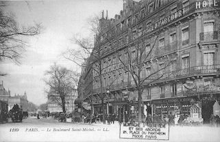 20a Boulevard St Michel à son arrivée sur la place du même nom