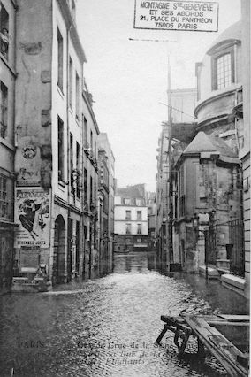 316bis La grande crue de la Seine (janvier 1910) Maisons des étudiants