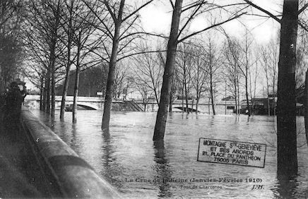 426 La crue de la Seine (janvier-février 1910) Pont de Charenton
