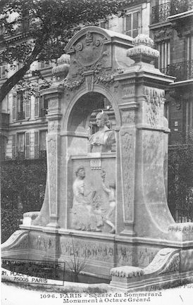 45 Square P. Painlevé (Sq. du Sommerard). Monument à Octave Gréard