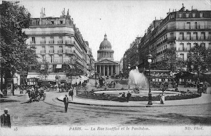 475-recto La rue Soufflot et le Panthéon