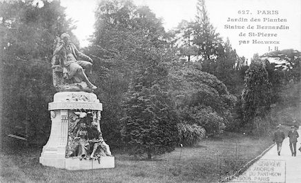 495 Jardin des plantes. Statue de Bernardin de St.Pierre