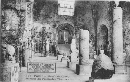 51 Musée de Cluny. Intérieur Palais des Thermes