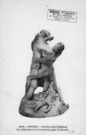 510 Jardin des plantes. Le dénicheur d'oursons par Frémiet