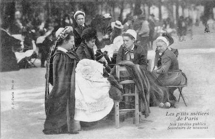 521 Les p'tits métiers de Paris Nos jardins publics. Souvenirs de nounous.