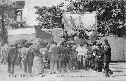 522 les p'tits métiers de paris. Nos fêtes foraines. quelques scènes