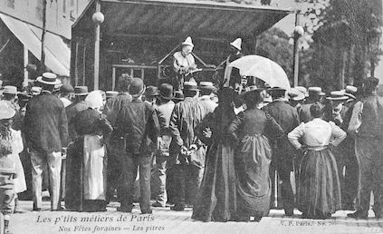 523 Les p'tits métiers de Paris. Nos fêtes foraines. Les Pitres.