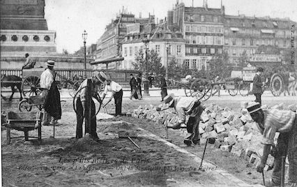 525 Les p'tits métiers de Paris. Refection de Paris. La Demoiselle, pas toujours légère