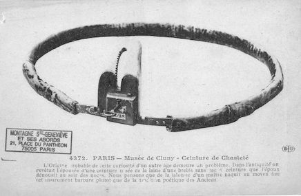 55 Musée de Cluny. Ceinture de chasteté