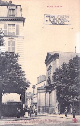 552 Ancienne académie de médecine. Boulevard St Germain, rue des Saints Pères