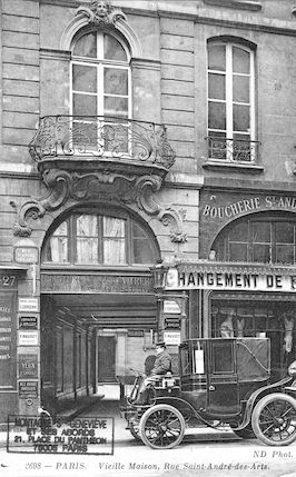 564 vieille maison, 27 rue St André-des-Arts