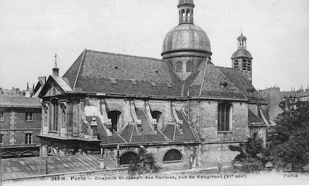 586 Chapelle de St Joseph des Carmes. Rue de Vaugirard