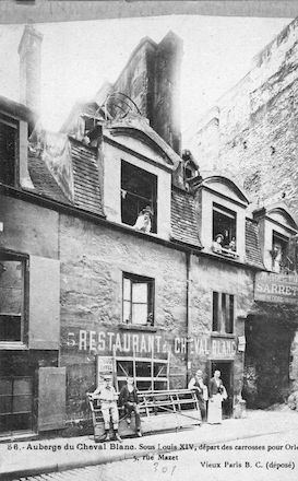 593 Auberge du Cheval Blanc. 5 rue Mazet