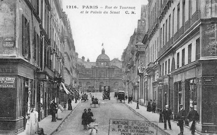 602  Rue de Tournon et le Palais du Sénat