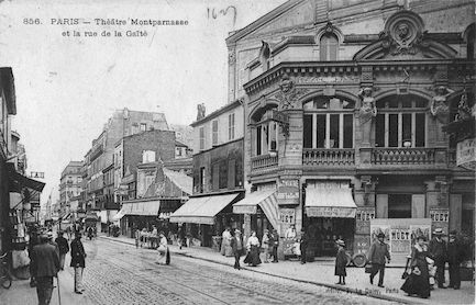 610 Théâtre Montparnasse et la rue de la Gaité