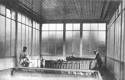 621 Réservoirs de Montsouris. Les Vannes