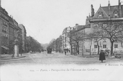 679 Perspective de l'avenue des Gobelins