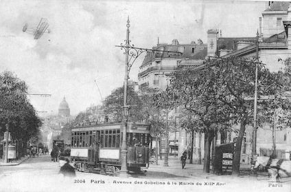 682 Avenue des Gobelins à la mairie du XIIIe Ardt