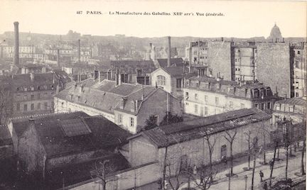 686 La Manufacture des Gobelins. Vue générale