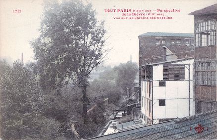 687 Perspective de la Bièvre vue sur les jardins des Gobelins