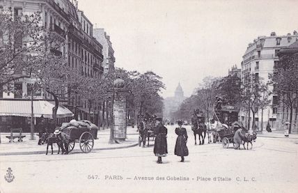 697 Avenue des Gobelins. Place d'Italie
