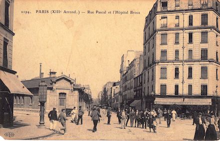 703 Rue Pascal et l'hôpital Broca
