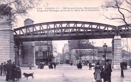 704 Métropolitain, boulevard Auguste Blanqui près de la rue de la Glaciaire