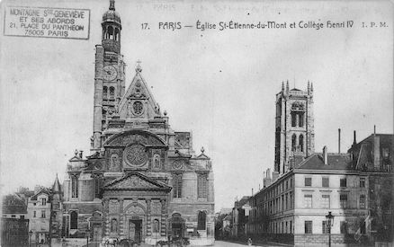 71 Eglise St Etienne-du-Mont et Collège Henri IV