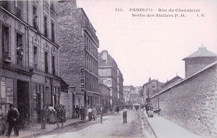 721 Rue du Chevaleret  - Sortie des ateliers P O