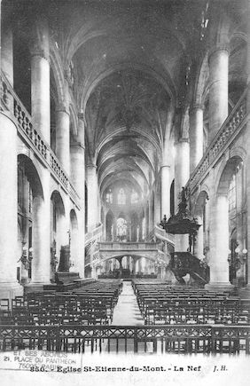 73 Eglise St Etienne-du-Mont. La nef