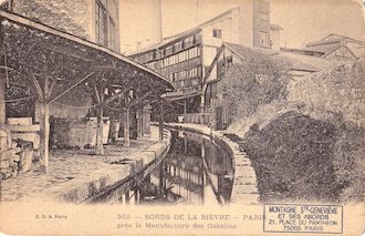 783. Bords de la Bièvre près la Manufacture des Gobelins