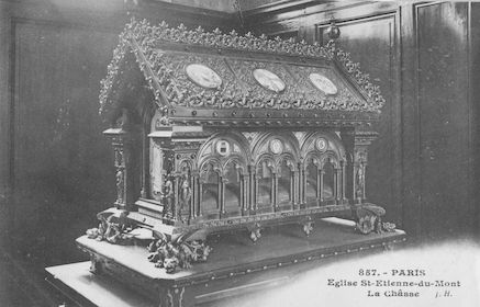 79 Eglise St Etienne-du-Mont. La Châsse