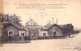 816.  Ancien couvent des Cordelières. Hôpital Broca