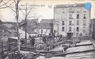 820. Rue Cantagrel - Inondations de 1910
