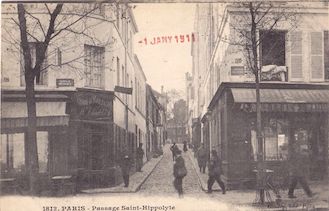 821.  Passage Saint Hippolyte