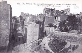 842. Rue du Moulin des Près et passage Vandrezanne