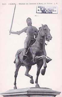 845. Statue de Jeanne d'Arc par Dubois